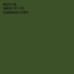 #3C5128 - Cabbage Pont Color Image